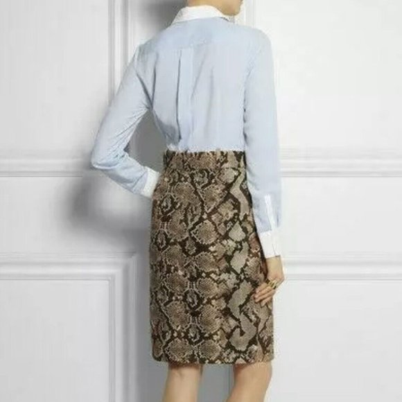 NEW! Altuzarra x Target Collab Pinstripe Blue White Striped Shirt Blouse Top XS - Picture 7 of 10